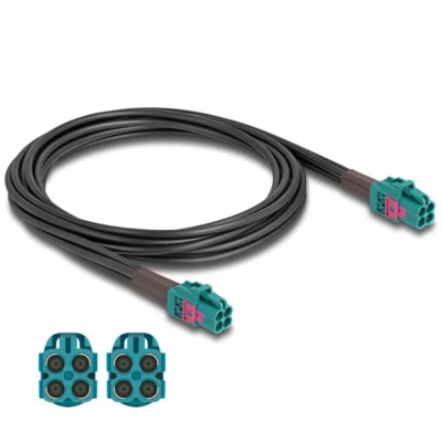 Afbeelding van Delock Kabel Mini FAKRA Z Buchse quad zu A Ty