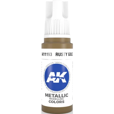 Afbeelding van Rusty Gold Metallic Modelling Colors 17ml AK11193