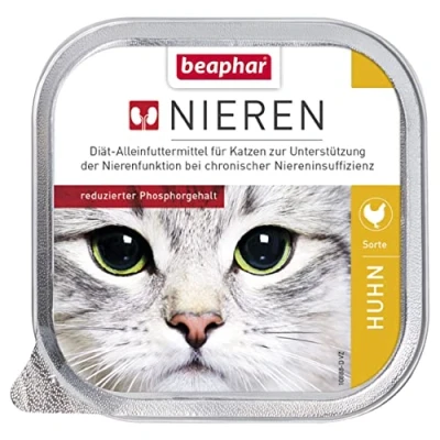 Afbeelding van 6x100g Beaphar Nierdieet Kip Kattenvoer