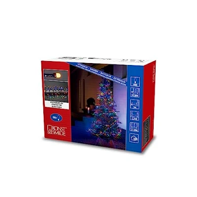 Afbeelding van KONSTSMIDE led lichtsnoer Kerstversiering buiten Micro compacte lampjes, 800 gekleurde dioden (1 stuk)