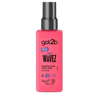 Afbeelding van 6x Got2b Got Curlz Beach Waves Spray 150 ml
