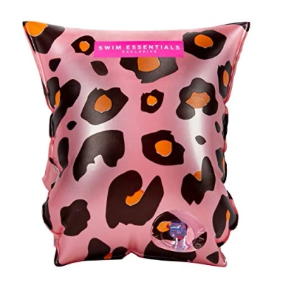 Afbeelding van Swim essentials zwembandjes panterprint roségoud 2 6 jaar
