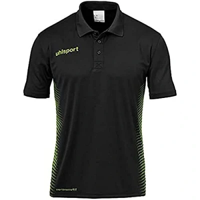 Afbeelding van Uhlsport Score Polo Shirt Kind Zwart Fluo Groen Maat 140