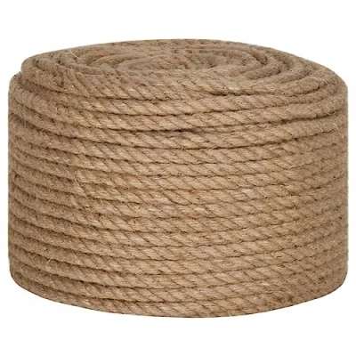 Afbeelding van vidaXL Touw 12 mm 100 m 100% Jute Touwen Touwwerk Tuig Tuigage Boot Boottouw