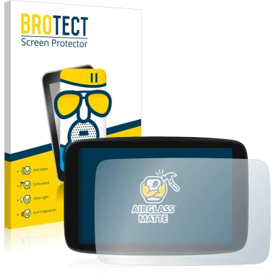 Afbeelding van BROTECT Screenprotector voor TomTom GO Camper Max Folie Beschermfolie Beschermglas matte