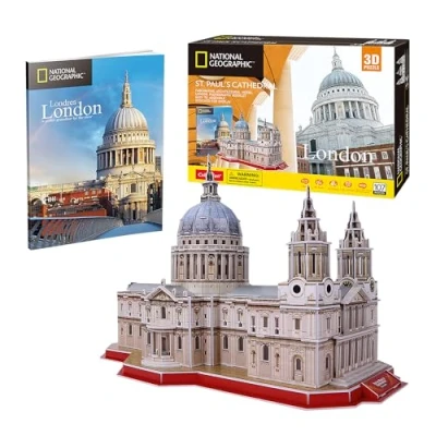 Afbeelding van National Geographic 3D puzzel St Paul Kathedraal puzzels Modellen voor het bouwen van volwassenen en kinderen cadeaus
