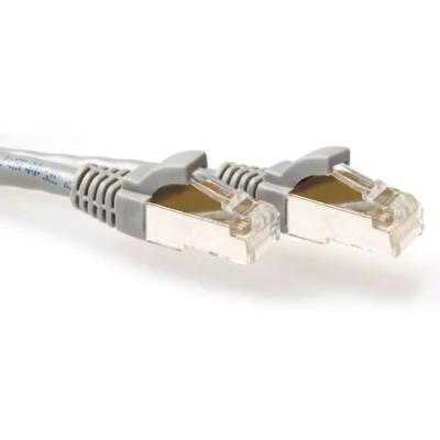 Afbeelding van ACT FB7015 LSZH SFTP CAT6A Patchkabel Snagless RJ45 connectoren Grijs 15 meter