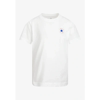 Afbeelding van Converse Printed TEE Tshirt basic voor kinderen, Maat: 98/104, White