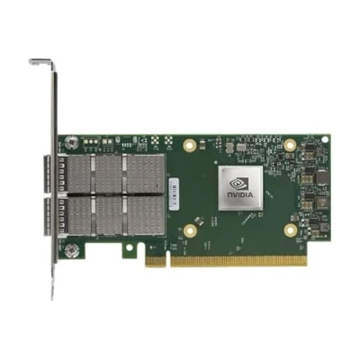 Afbeelding van NVIDIA ConnectX 6 Dx EN adapterkaart 100GbE (PCI Express 4.0 x16), Netwerkkaarten, Grijs, Groen
