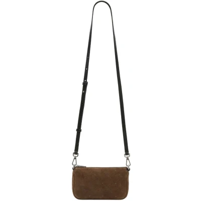 Afbeelding van LIEBESKIND BERLIN Leren schoudertas handtas Crossbody Bag Safari bruine