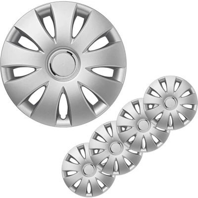 Afbeelding van Pro Plus Wieldoppen Set Ø 15 inch Aura Zilvergrijs 4 stuks