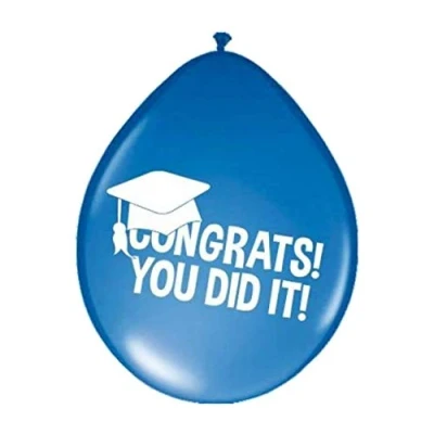 Afbeelding van Ballon Congrats! You did it! 8 stuks