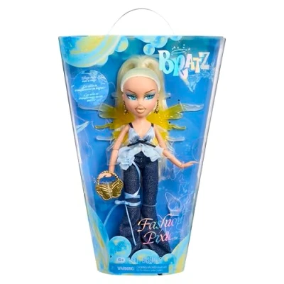 Afbeelding van Bratz Fashion Pixiez Cloe Verzamelbare fantasiepop met echte mode en accessoires, vleugels veranderen in een ring