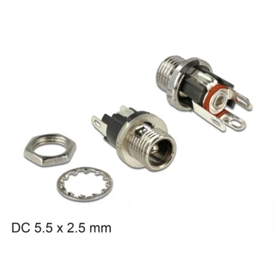 Afbeelding van Delock connector DC 5.5 x 2.5 9.5 mm aansluiting voor installatie