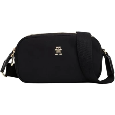 Afbeelding van Tommy Hilfiger Poppy Camera BAG Schoudertas, Dames, Maat: One Size, Black