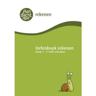 Afbeelding van Oefenboek Rekenen Groep 7 1e helft schooljaar