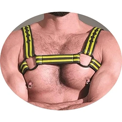 Afbeelding van Neoprene Bulldog Harness Green Large