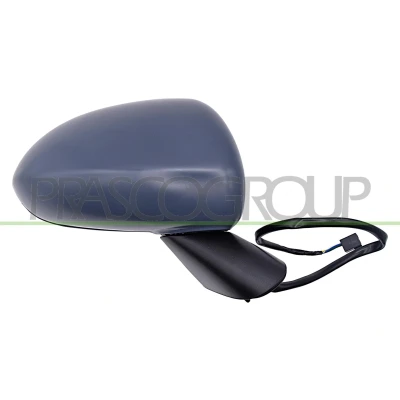 Afbeelding van Buitenspiegel Prasco OP0347213P Premium rechts Zwart/Wit Met grondlaag Electrisch Van binnen instelbaar OPEL: Corsa D Hatchback