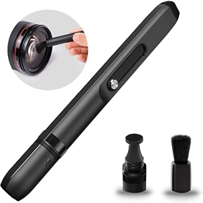 Afbeelding van Vsgo V P01e Professionele Lens Reiniging Pen Borstel Dubbelzijdig Met Zachte En Nano Optische Koolstof Compatibel Voor Camera Reiniging, Lens, Bril Andere