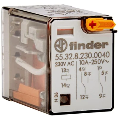 Afbeelding van Finder relais+t+s 55 2w10a/230v
