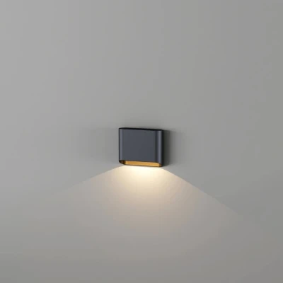 Afbeelding van Artdelight Wandlamp DIAZ 1L Zwart met goud WL ZW MG