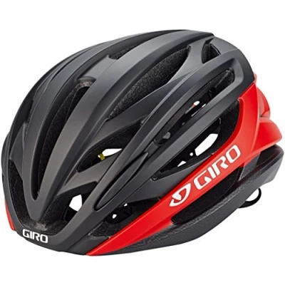 Afbeelding van Fietshelm Giro Syntax Mips Matte Black Bright Red 51 55 cm