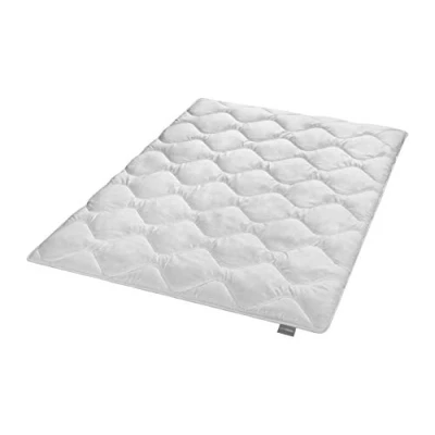 Afbeelding van Traumnacht Comfy Cotton Dunne en lichte zomerdeken, dekbed van katoenmix, 155 x 220 cm, wasbaar, Öko Tex gecertificeerd, geproduceerd volgens Duitse kwaliteitsnormen