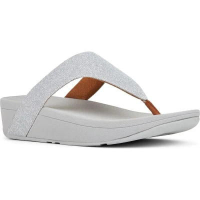 Afbeelding van Fitflop Dames Lottie Glitzy Toe Post zilver