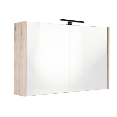 Afbeelding van Best Design Happy spiegelkast met verlichting mdf 100x60 cm Halifax
