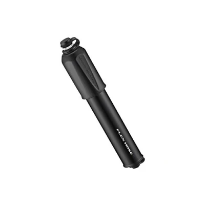 Afbeelding van Lezyne Sport Drive HV S Handpomp Fietspomp Flex Hose Tot 6.2 bar Presta en Schrader ventielen Aluminium Zwart