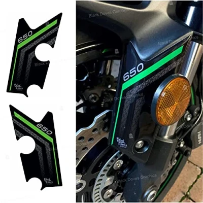 Afbeelding van 3D Resin Stickers Voorspatbord Compatibel met Kawasaki Versys 650 2017 2020