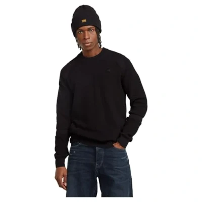 Afbeelding van G Star RAW Gedetailleerde r Knit, Zwart (Dk Black D25111 c868 6484), L
