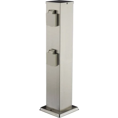 Afbeelding van Heitronic 35461 Buitenstopcontact RVS Kinderbeveiliging