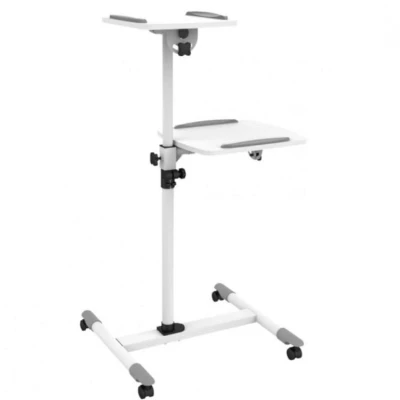 Afbeelding van Vloer TV en beamer projector standaard verrijdbaar