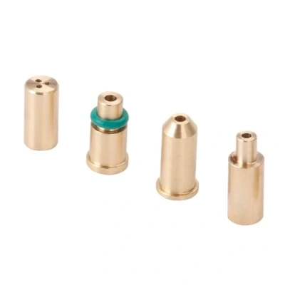 Afbeelding van Navrange 4 in 1 Set Aansteker Gas Refill Adapter Vervanging Messing voor S T Dupont Geel/Rood/Groen/Blauw Luchtklep Caps Serie DIY Reparatie Accessoire