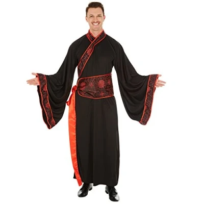 Afbeelding van dressforfun herenkostuum Aziaat S verkleedkleding kostuum halloween verkleden feestkleding carnavalskleding carnaval feestkledij partykleding 301040