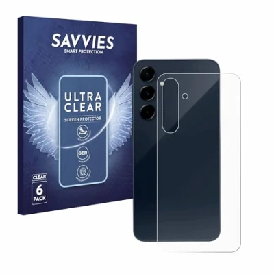 Afbeelding van Savvies Screenprotector voor Samsung Galaxy A35 5G (Achterkant) Folie Beschermfolie transparant (6 Stuks)