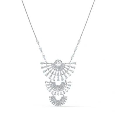 Afbeelding van Swarovski 5564432 Sparkling Dc Necklace Lrg Du Zilverkleurig Collier