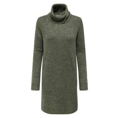 Afbeelding van JdY JDYELANOR L/S Cowlneck Dress KNT NOOS, Kalamata/Detail: melange, XS