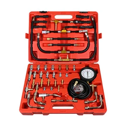 Afbeelding van BELEY TU 443 motorbrandstofinjectiedrukmeetset, met adapter en 0 140PSI/10bar meter