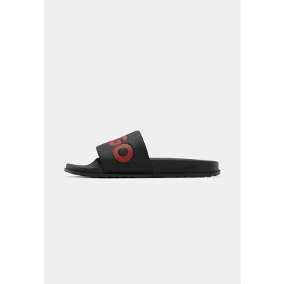 Afbeelding van HUGO Match_it_slid_rblg_n Badslippers, Heren, Maat: 36, Black one Kunststof