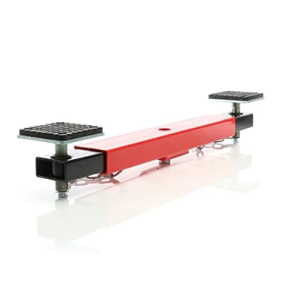 Afbeelding van Wiltec Drager traverse voor krik 2000 kg dwarsbalk draagbrug mobiele met rubberen pads
