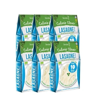 Afbeelding van Slendier biologische konjac noedels, Lasagne stijl, caloriearm, shirataki, glutenvrij 6 x 250 g
