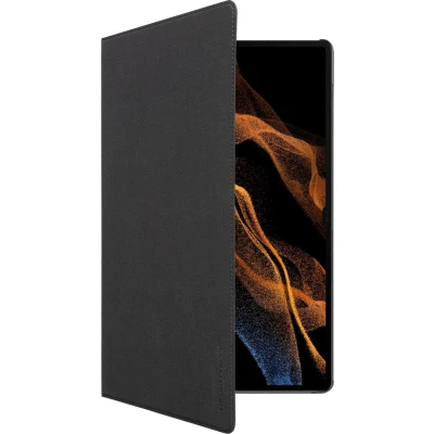 Afbeelding van Samsung Galaxy Tab S8 Ultra Hoes: Gecko Covers Easy Click 2.0 Bookcase Tablet Zwart Kunstleder Hoezen