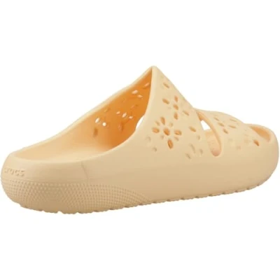 Afbeelding van Crocs Dames Slipper Classic Floral Cut Out Sandaal Jade Tint GROEN 38/39