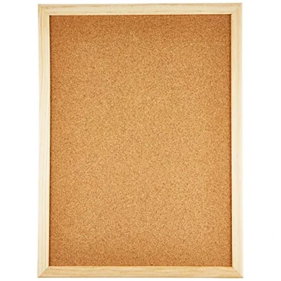 Afbeelding van Alevar Kurkbord 40 x 30 cm, kurkplaat, prikbord met punaises en houten frame
