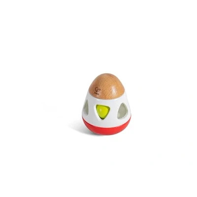 Afbeelding van Hape EGG Shaped BELL Rattle Babyspeelgoed voor kinderen, Maat: One Size, Red/white