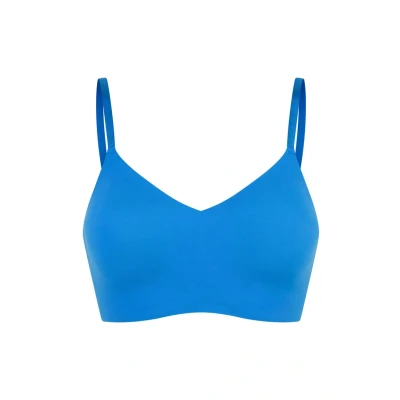 Afbeelding van Schiesser SPAGHETTITRÄGER MIT PADS Invisible SOFT Bustier, Dames, Maat: 38, Aquarium