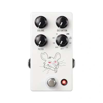 Afbeelding van JHS Pedals PackRat White 9 voudig distortion effectpedaal