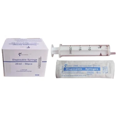 Afbeelding van 50 stuks wegwerpspuiten 2 ML 5 10 EN 20 Steriele verpakking (20 ML)